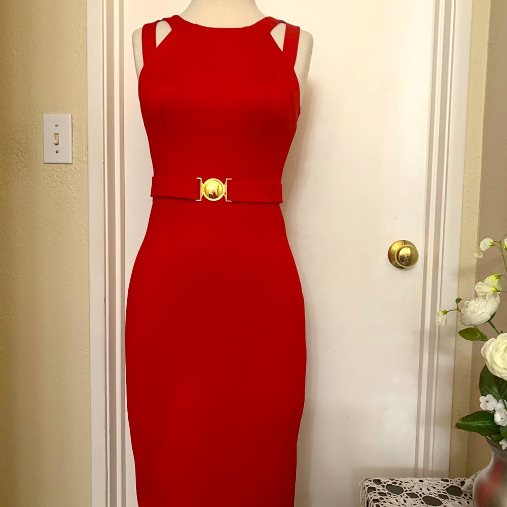 Guess body sculpting Red Dress